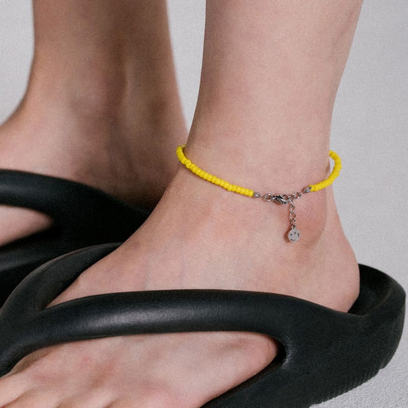 BICYCLE TROPHY Pickman Daily Bead Bracelet 01 (YELLOW / 3mm Miyuki Beads)