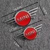 14,5x6,5cm Metallbilens Främre Kåpa Emblem Klistermärke Bakre Emblem för MINI Countryman Clubman JCW F55 F56 R55 R56 R60 F60 Logotyp
