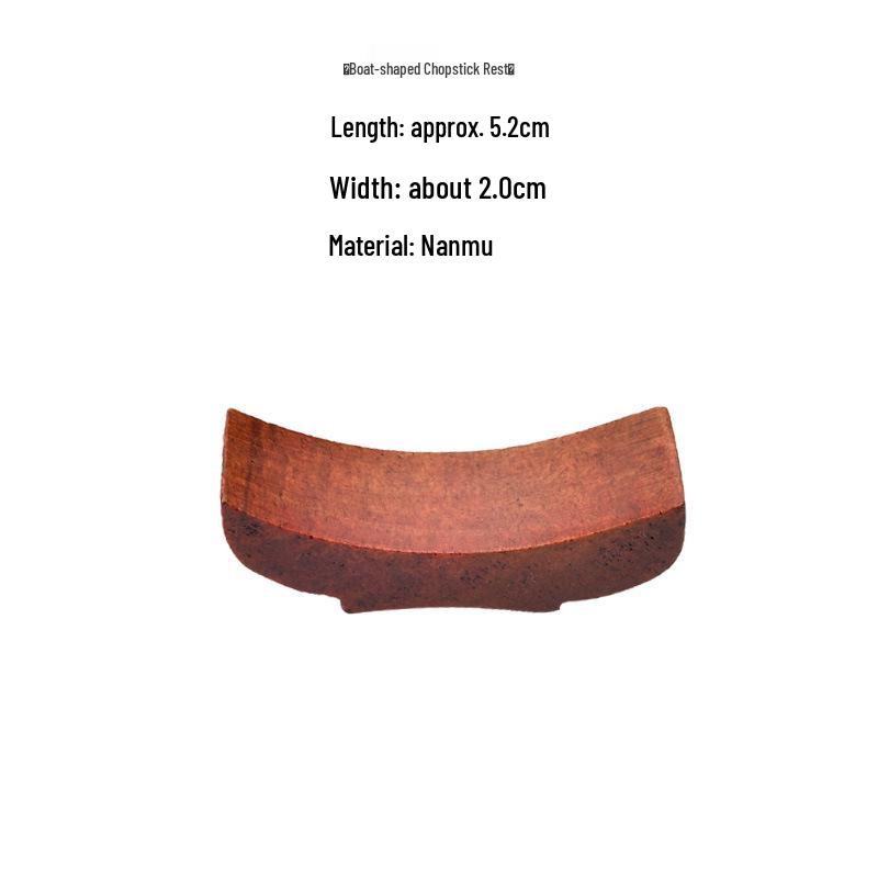 Japanese Style Rosewood Chopstick Rest - Dual-Use for Home & Hotel.