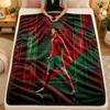 Manta de Franela Cristiano Ronaldo Cálida Suave Manta de Sofá para Uso en Interiores Sofá Cama Sala de Estar