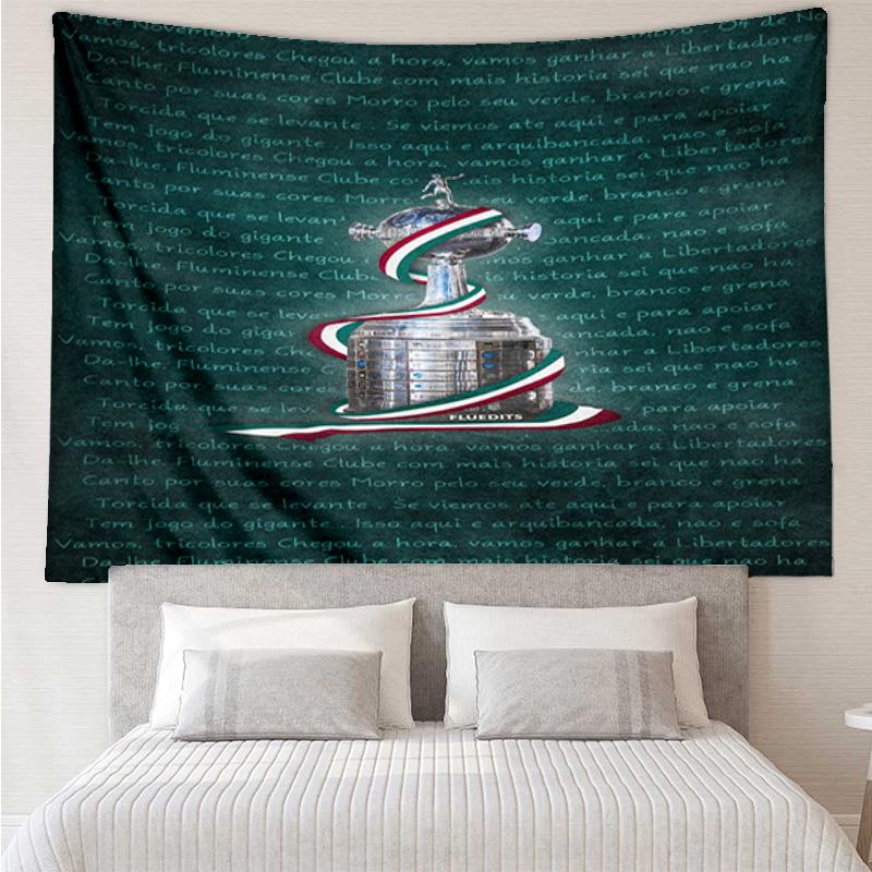 1PC Flumi-nense Football Club  Printed Tapestry Room Decoration Wall Hanging for Living Room Bedroom, Dormitory, Birthday and Christmas Gifts