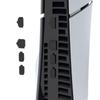 Console Host Middle Strips Dust Cover Flexible Mesh Protections Net with Silicone Dust Plugs for Slim Heatsink Cover
