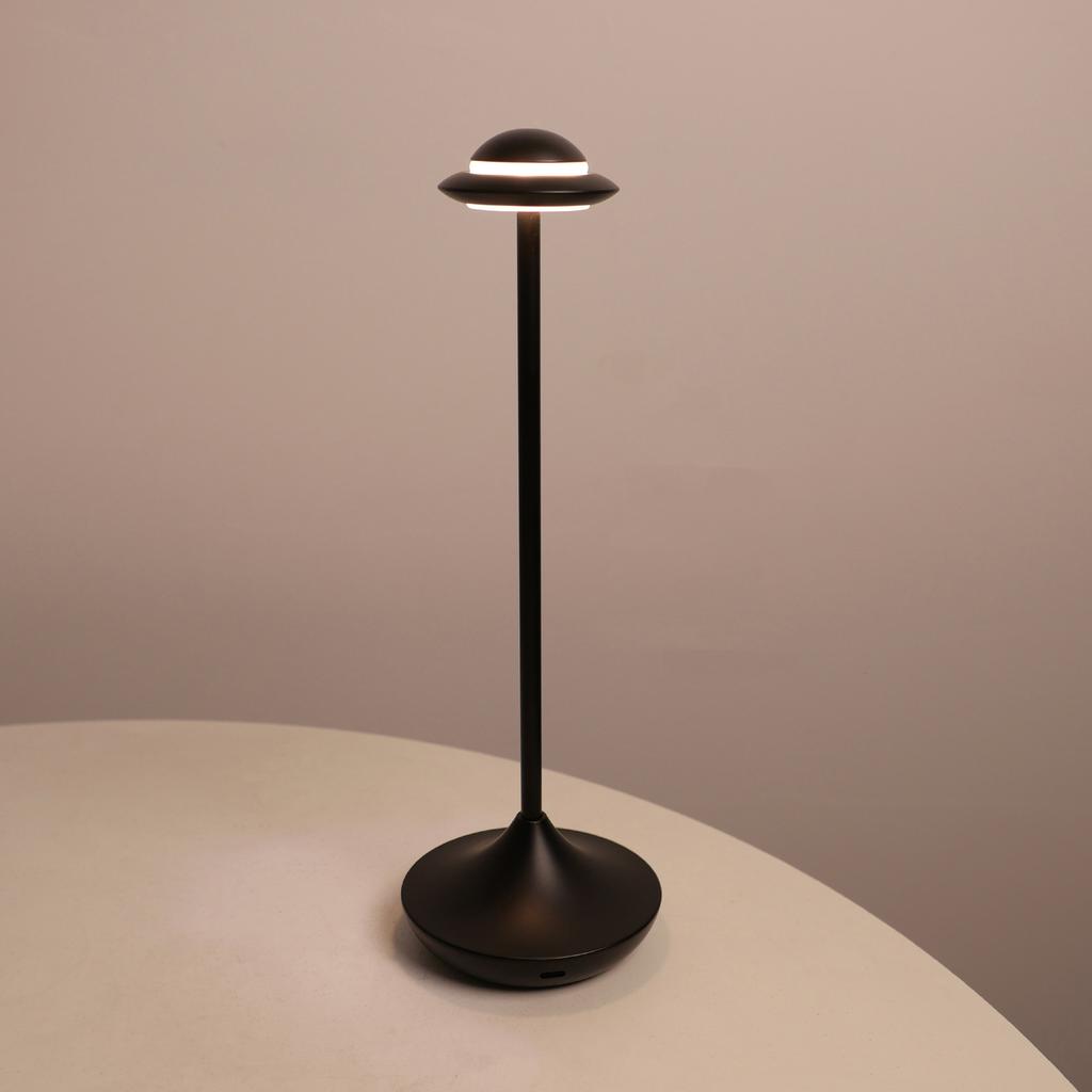 USB Metal Rechargeable Table Lamp Desk Light 3 Colors Adjustable Creative Touch Led Lamp  Desktop Ambient desk lamp Lighting Bed