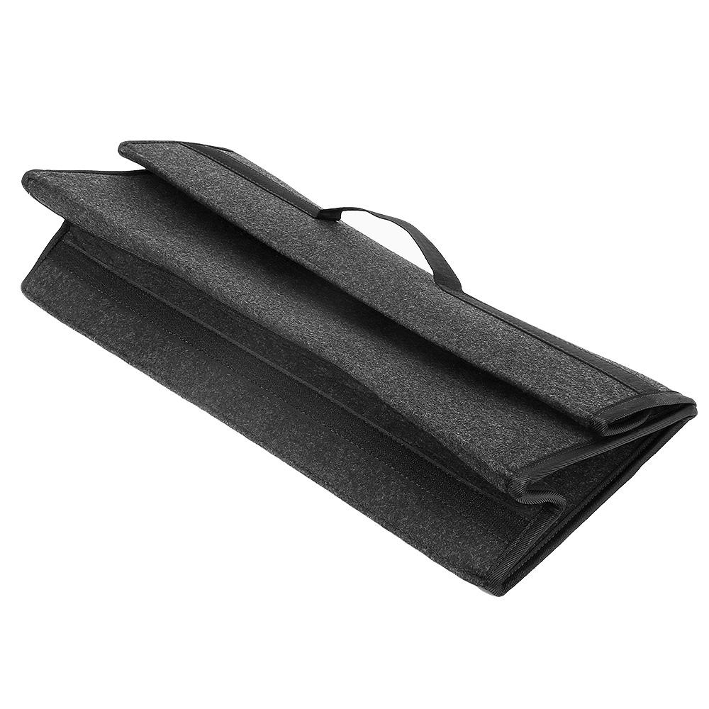 Foldable Finishing Storage Box Soft Felt Anti Slip Automotive Interior Supplies Car Trunk Organizer Car Storage Bag