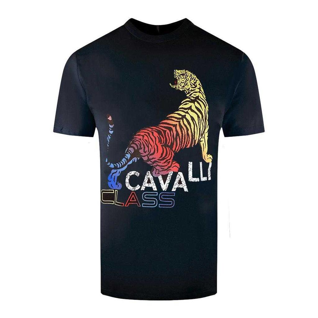 Cavalli Class Mens Bold Tiger T-Shirt