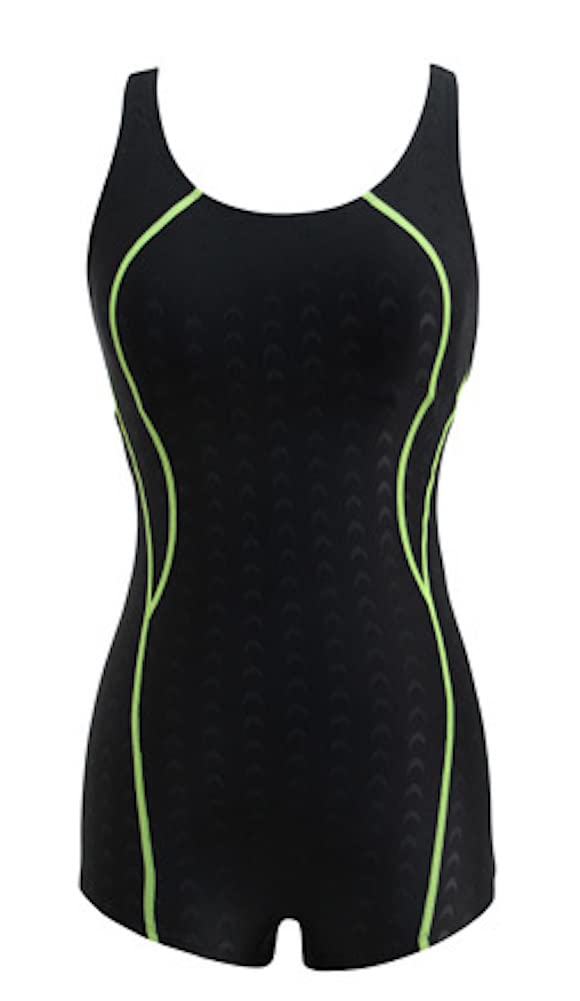 

Реалистичный соревновательный купальник большого размера TOKYO GOODS MARKET с [PureAribon] (Чёрные линии/Боксеры, 3XL)