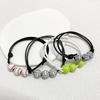 Customized Sports Bracelet - Wax Cord Woven: Basketball, Baseball, Tennis, Rugby, and Football Wristband Jewelry