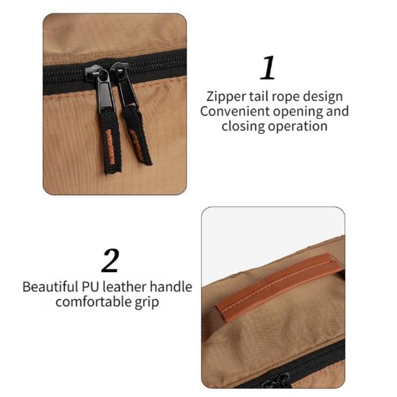 Outdoor Picnic Cutlery Storage Bag, Stove Gas Tank Storage Bag For Carrying Small Items During Outdoor Picnics and Camping