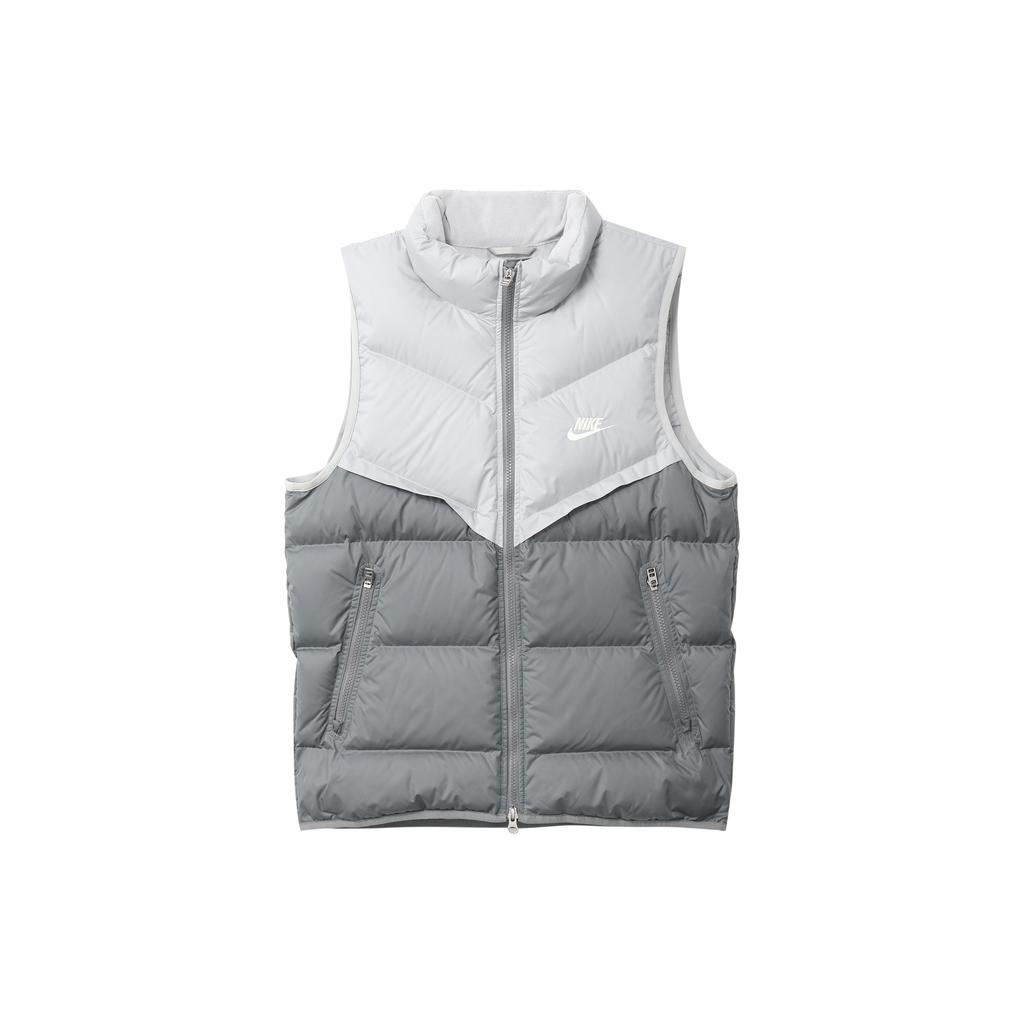 New Nike Down Vest Men's Gray FB8184-077