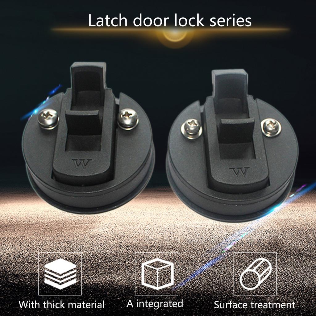 Round Flush Pull Slam for Latch for RV Boat Tralier Marine Deck for Hatch Locker