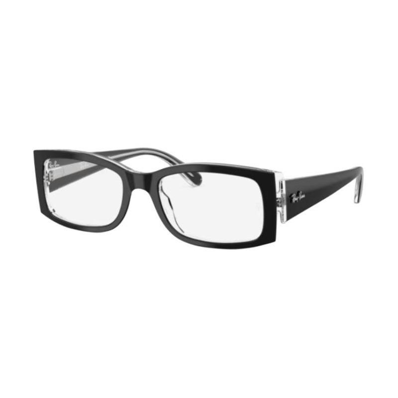 RAYBAN Logo Acetate Square Women Prescription Optical Glasses Frames 0RX5434-2034