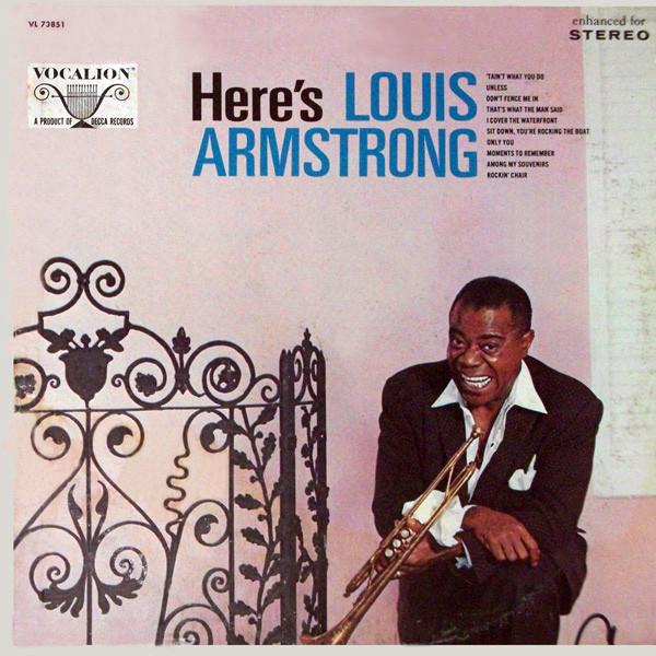 

LP Пластинка ЛУИС АРМСТРОНГ Вот Луис Армстронг VL73851 VOCALION 1968 США Джаз Б/У