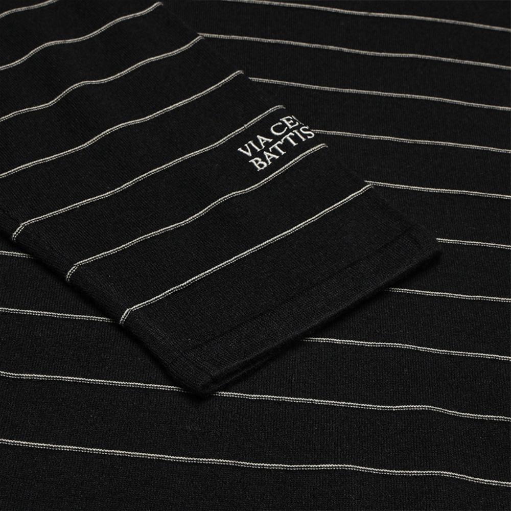 New FILA Heritage Knitwear Men's Jet Black F11M538407F-BK