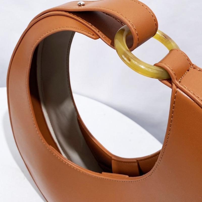 Neues Nischendesign Halbmond-Buchstabentasche exquisite ovale Schulter-Achseltasche Retro schräg zu tragen Damentasche leichter Luxus