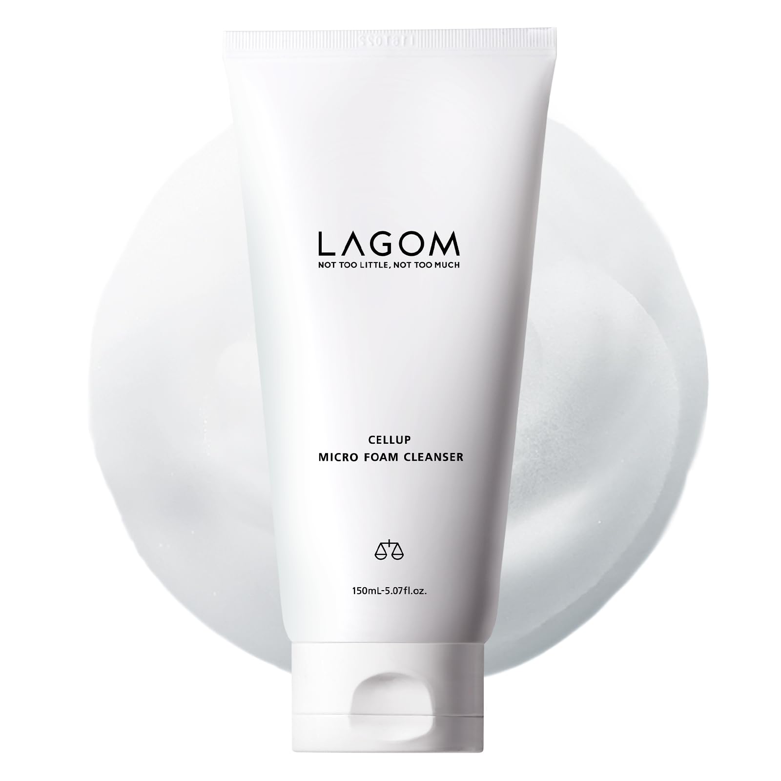

LAGOM Очищающая пенка с микропузырьками 150 мл Оригинальный японский крем Цветочный (Средство для снятия макияжа/Средство для умывания) белый