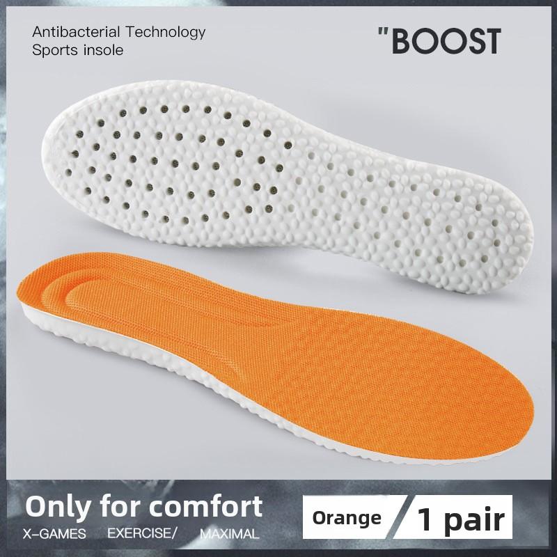 

Ultra-Soft PU Sports Insoles for Running Gym Breathable Shock-Absorbing for Men Women 35-36 помаранчевий