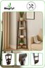 Dark Brown Shelf Bookcase for Living Room Bedroom Begryf 34X34X125
