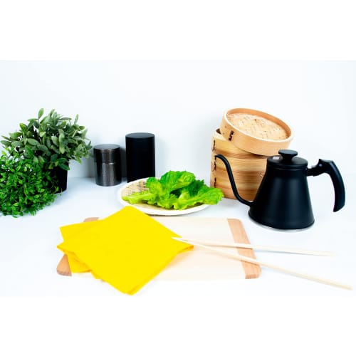 Nichi Nichi Tools Grønnsaksspisepinner i gammel stil, Sett med 2, Laget i Japan av naturlig bambus, 30 cm