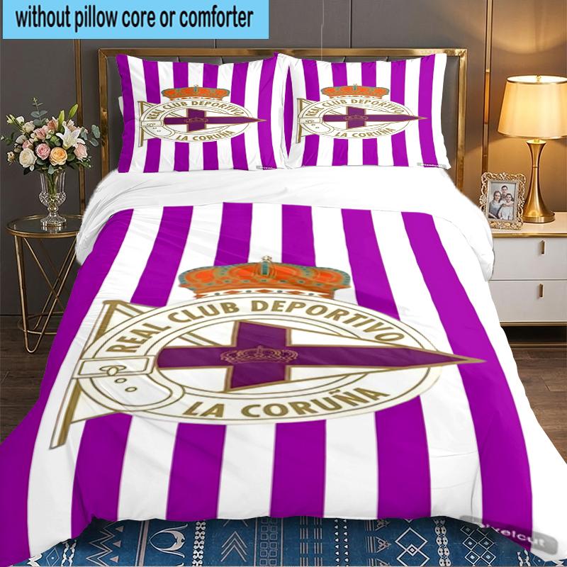 3PCS Deportivo Football Bedding set,Ideal for1pc Duvet Cover And 2pcs Pillowcases Perfect for Christmas gift,Ideal for Bedroom, Dormitory