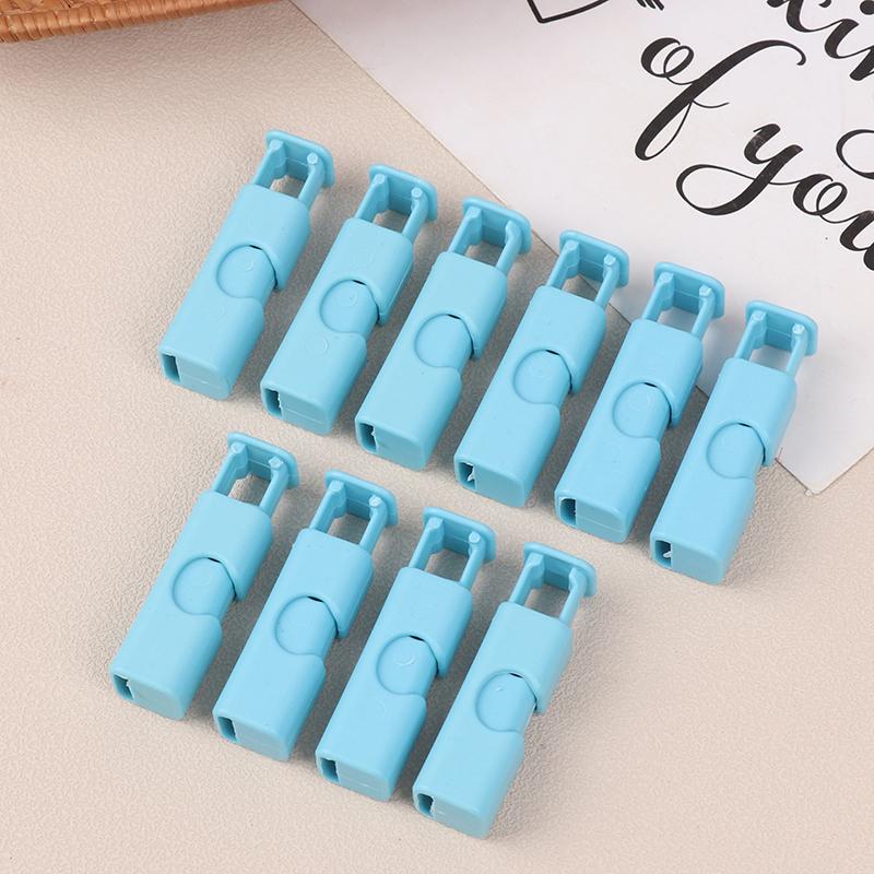 10pcs Food Sealing Clips Portable Kitchen Storage Food Snack Seal Sealing Bag Clips Sealer Clamp Plastic Tool Kitchen Accessorie
