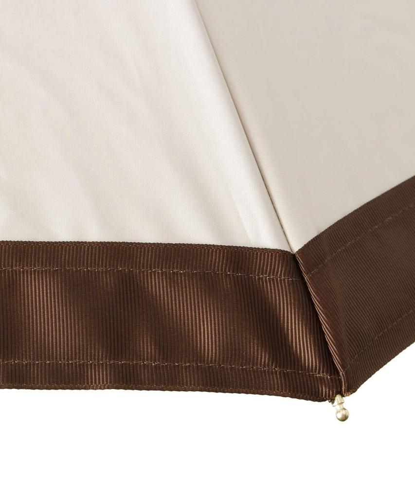 D Folding Grosgrain Light Beige Free Size ITS'DEMO Umbrella, Jump, Women's, (051), (P9432690)