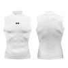 Muscleguys Compression Shirt Men Summer Running Vest Elastic Quick Dry Sport Sleeveless Tops Tee Turtleneck Sportswear Workout Gym Tank Top