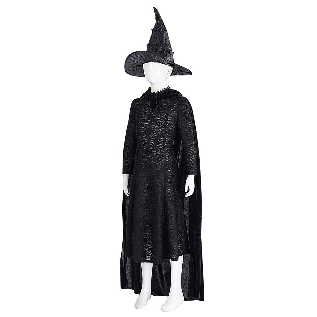 Cosplay Magic Bad Witch Aifuba cos suit Wizard Aifuba black magic robe set cosplay suit
