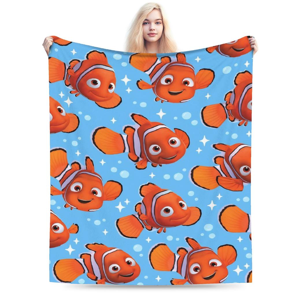 Фланелевое одеяло Finding Nemos Dorys Bruce Squirt Crush  Забавные пледы для дома 200x150 см Покрывало