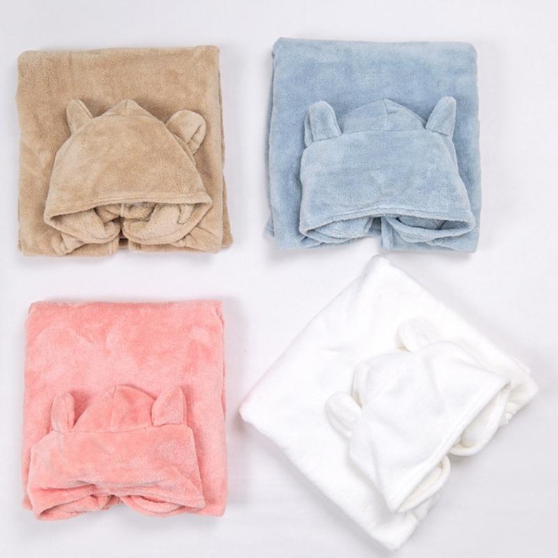 Bata de baño con capucha para bebé, toalla de baño transpirable, capa para bebé de secado rápido, suave, con dibujos animados, poncho para recién nacidos, muy absorbente
