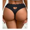 Women's Seamless Solid Color Briefs Low-Rise Nylon Underwear with Hollow Wave Waist Adhesive Tape