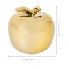 GRIRIW Elegant Sea Ceramic Christmas Ornament, Golden Color Tabletop Ornament with Space-Saving Design, Perfect for Home Parties or Desk Decoration