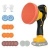 Cordless Car Polisher 8 Variable Speed 5000RPM For Car Detailing Polishing Waxing Fit For Dewalt 20V Battery (No Battery)