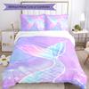 Mermaid 3pcs Bedding Set Duvet Cover Closure Includes 1 Duvet Cover & 2 Pillowcases for All Seasons Bedroom Home Dorm Decor
