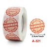 Cerca de 500 peças adesivos artesanais laranja 25mm adesivos de casamento para lembrancinhas de festa decoração envelope selos adesivos de papelaria