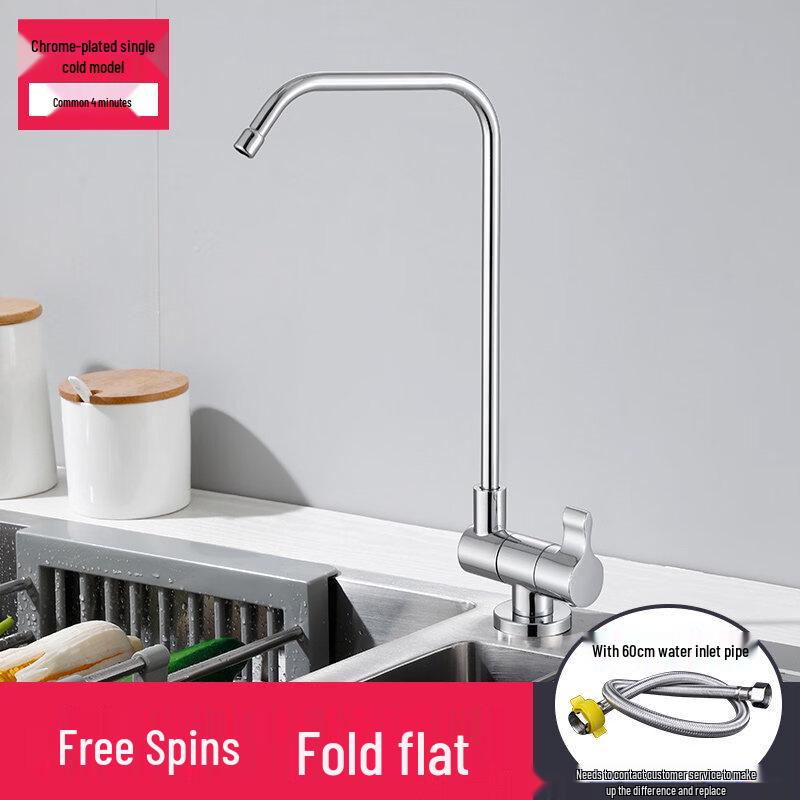 TLXT Single Cold Water Kitchen Faucet for Water Purifier