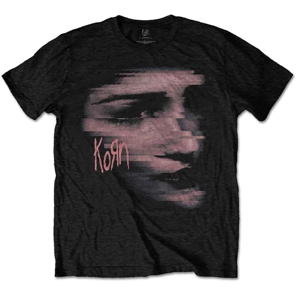 Korn Chopped Face Authorized Mens T-Shirt S