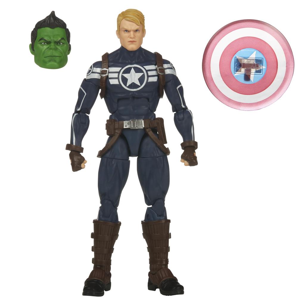 Hasbro Marvel Legends Series Marvel Comics Commander Rogers 6-inch (15 cm) Collectible Action Figure, Ages 4 and Up, F3685, Authentic