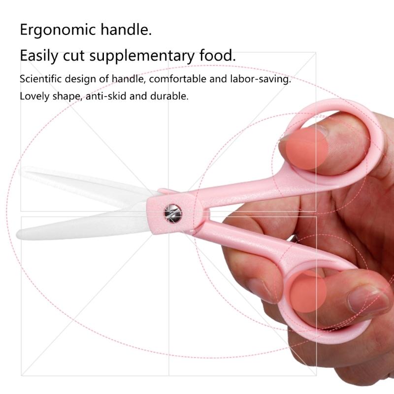 Portable Ceramic Scissor Quick and Efficient Cutting Corrosion-Resistant Ceramic Scissor for Babies and Toddlers