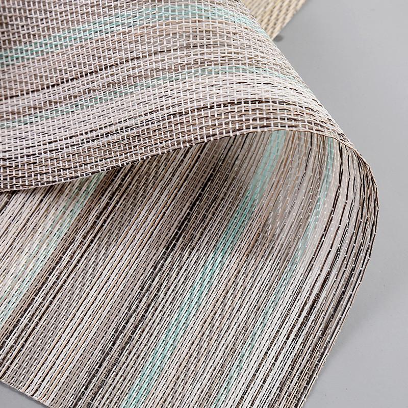 1Pc Woven PVC Placemat, Heat-resistant Table Mat ,Washable Without Fading,Suitable For Dining Table, Kitchen 30x45cm