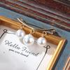 Fashion Brooch Pin for Women , Anti - Flash Collar Clip , Simple Metal Pearl Decorative Pin