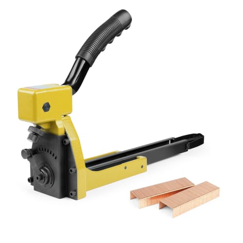 

HB3518 Manual Carton Closing Stapler, 16 Gauge 1-3/8 Inch Crown with 3/4 Inch Long Staples, Carton Stapler, Cardboard Carton Staple Gun for Closing Ca