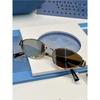 Ni Ni Gold Cat Eye Retro Sunglasses, Unisex Round-Square, Myopia-Compatible