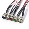 10PCS Car LED Indicator Lights Pilot Dashboard Super Bright Lamp Truck Boat 8mm DC 12V Driving Beam Bulb Exterior Parts