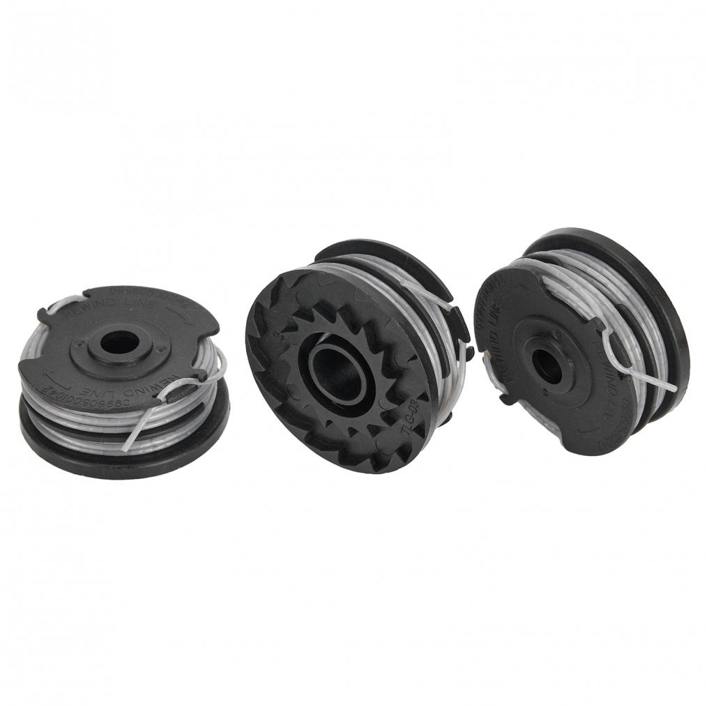 3 Stück/Set Schnurspulen für Greenworks G40LT G40LTK2 Brandneu