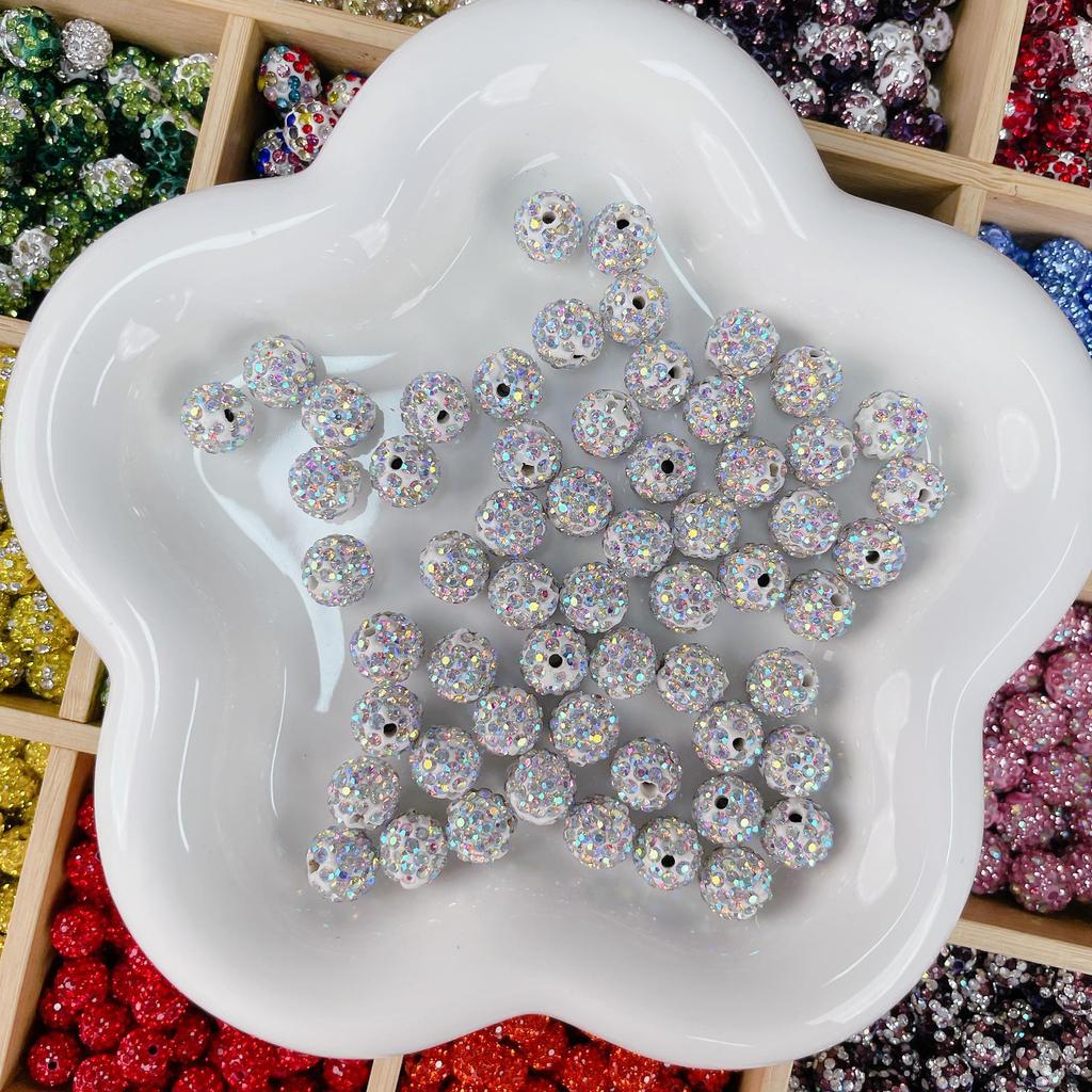Handmade Rhinestone Crystal Beads for DIY Jewelry: Diamond Ball, Spacer, Pendant Materials