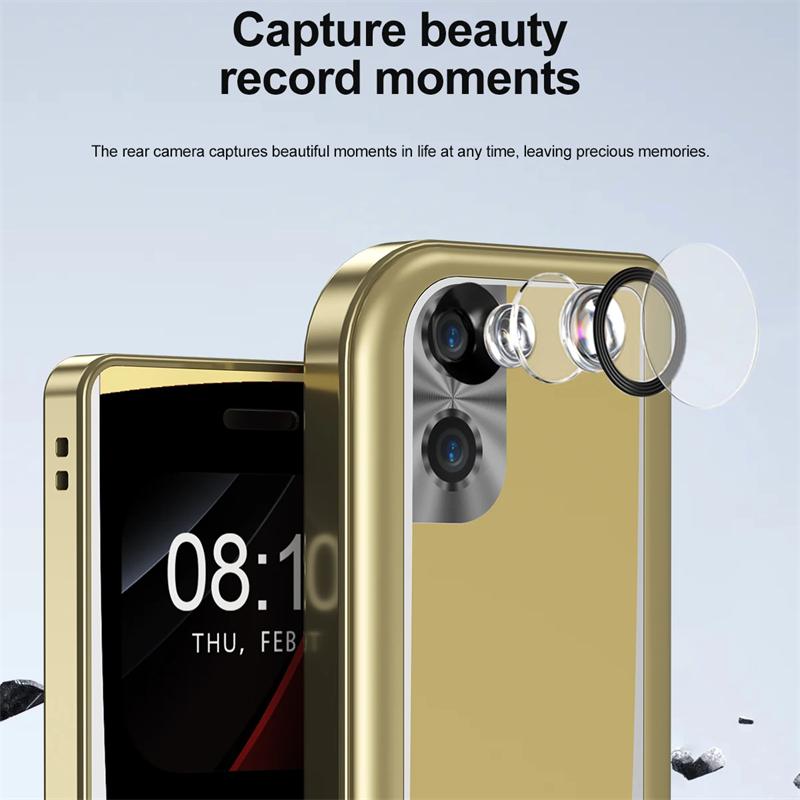 V10 Dual SIM Standby Mobile Phone 2.01 Inch Screen Magic Voice Speed Dial Flashlight FM Radio MP4 Cheap Back-up Cellphones