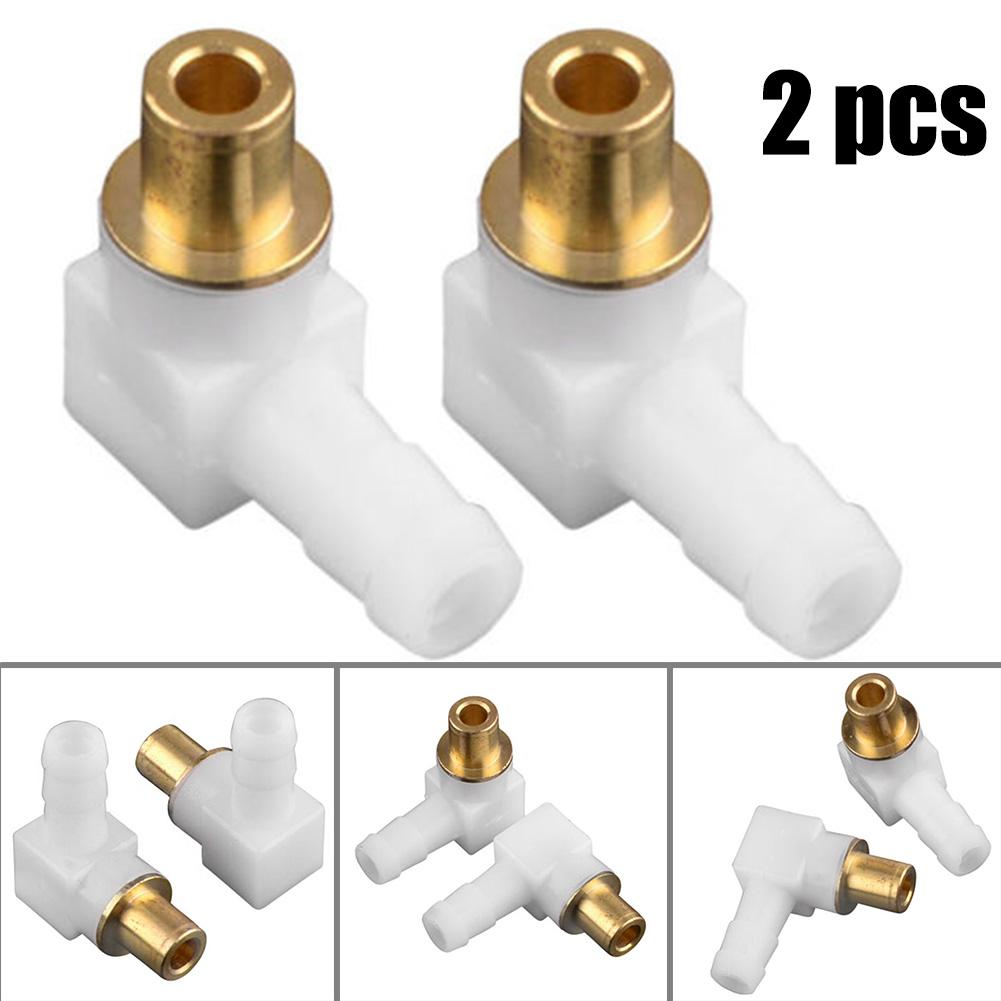 Pack of Two Fuel Line Elbow Connectors for Replacement on a For 14 Inch Hose Fits Part Numbers 692317 493496 and 494451