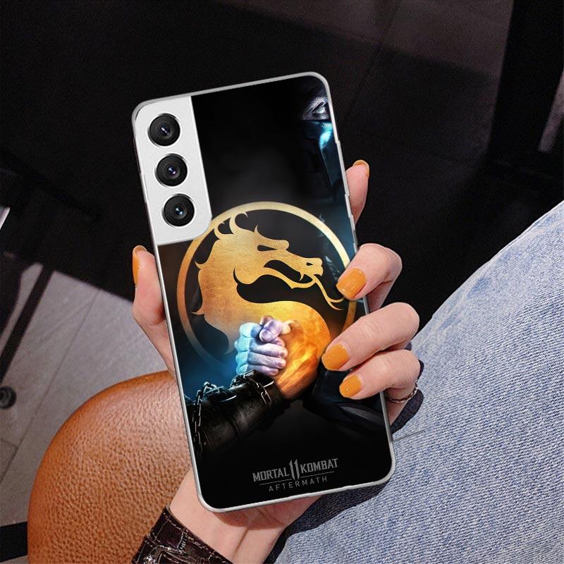 Mortal Kombat Phone Case For Samsung Galaxy S24 S25 Edge S26 Ultra S23 S22 S21 Plus S20 FE + Personalized Print Cover Galaxy S24