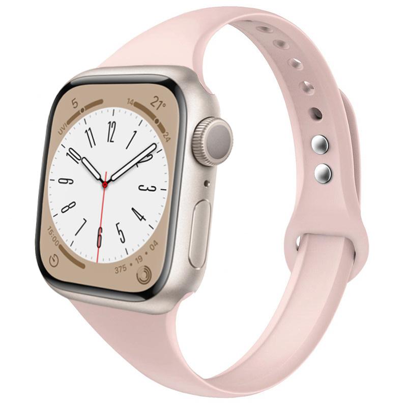 Slim strap for Apple watch ultra 2 3 band 49mm 46mm 44mm 41mm 45mm correa Silicone bracelet iWatch series 11 8 7 3 9 10 SE 40mm