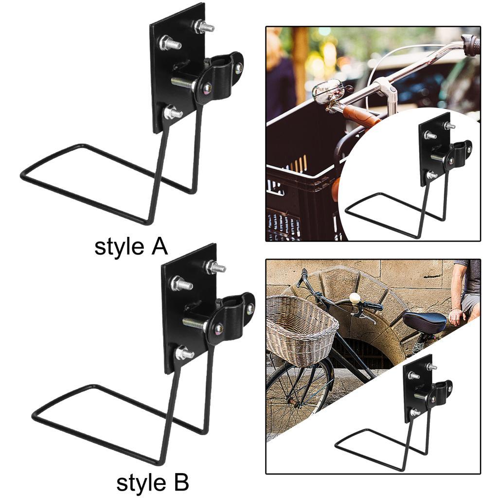Bike Basket Front Mount,Bicycle Front Basket Bracket Mounting Hardware Iron Bike